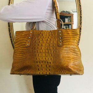 Isanti document case Italian leather Large